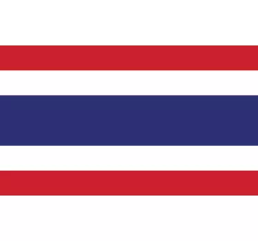Thailand Flag Sticker - TenStickers