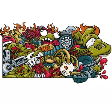 Urban Art wall art sticker - TenStickers
