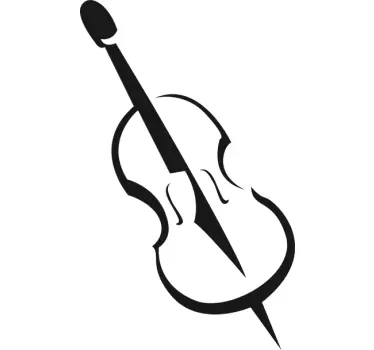 Violin Music Sticker - TenStickers
