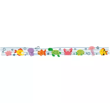 Wall decal marino animals - TenStickers