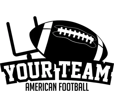 Wall sticker American football custom - TenStickers