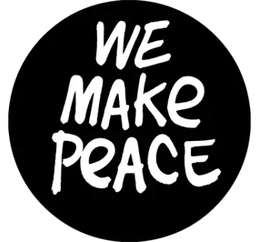 We Make Peace Wall Sticker - TenStickers
