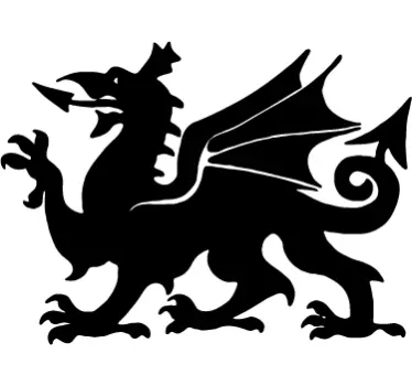 Welsh dragon wall decal - TenStickers