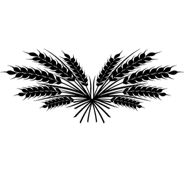 Wheat ears plant wall sticker - TenStickers