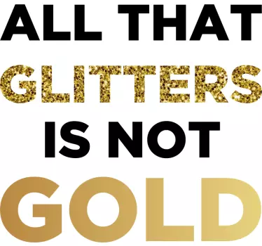 William Shakespeare Gold Living Room Wall Decor - TenStickers