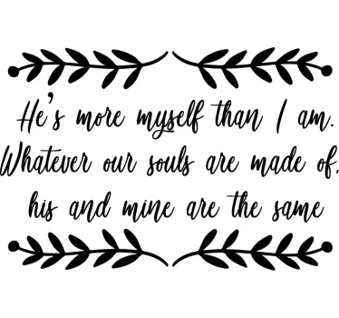 Wuthering Heights Soul Headboard Sticker - TenStickers