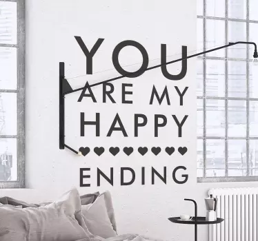 My Happy Ending Sticker - TenStickers