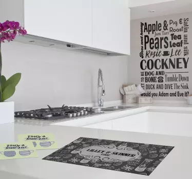 Cockney Mix Up popular saying decal - TenStickers