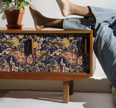 Realistic Paisley Illustration  furniture sticker - TenStickers