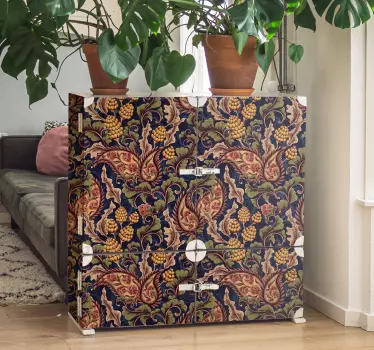 Realistic Paisley Illustration  furniture sticker - TenStickers