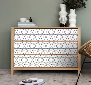 Scandinavian motifs furniture sticker - TenStickers