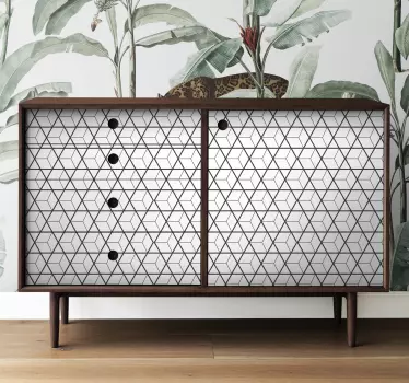 Scandinavian motifs furniture sticker - TenStickers