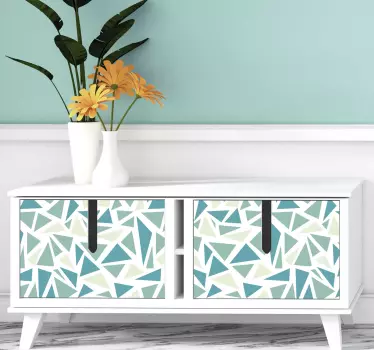 Retro Mosaic Tile Transfer - TenStickers
