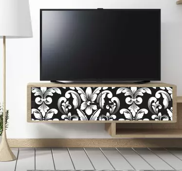 Floral luxury pattern decals for furniture - TenStickers