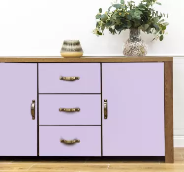 Digital lavender colour plain furniture sticker - TenStickers