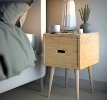 Light Wood Furniture Decal - TenStickers