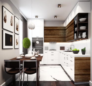 Wood Planks Furniture Decal - TenStickers