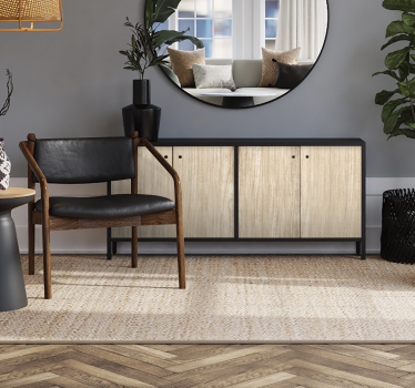Light Colored Wood Furniture Decal - TenStickers