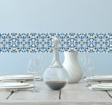 Portuguese filigree tile stickers - TenStickers
