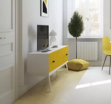 Contact paper - Matte Yellow - TenStickers