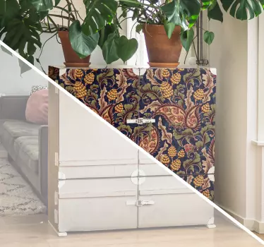 Realistic Paisley Illustration  furniture sticker - TenStickers