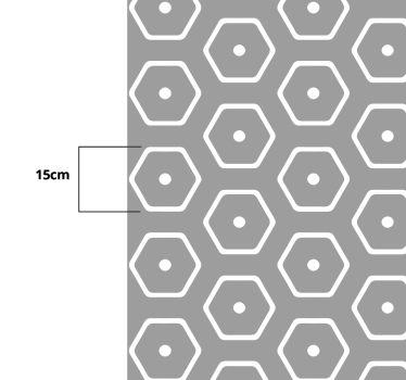 geometric minimalist pattern furniture decal - TenStickers