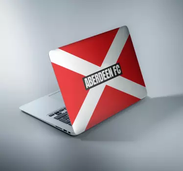 Aberdeen flag laptop decal - TenStickers