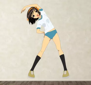 Anime Gymnast Sticker - TenStickers