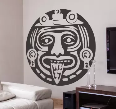 Aztec symbol wall decal - TenStickers
