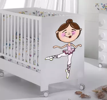 Ballerina Girl decal - TenStickers