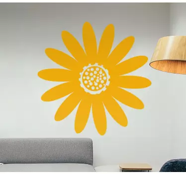 Blooming flower wall sticker - TenStickers