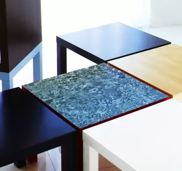 Blue Water Texture LACK Decal - TenStickers