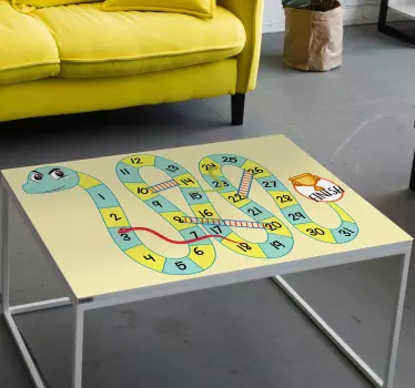 Board game sankes and ladders furniture sticker - TenStickers