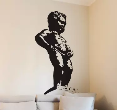 Brussels Sculpture Sticker - TenStickers