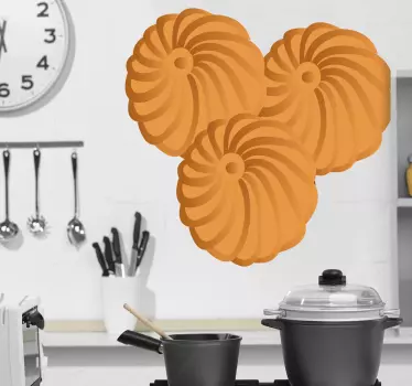 Butter Biscuits Decal - TenStickers