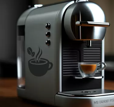 Coffee Cup appliance stickers - TenStickers