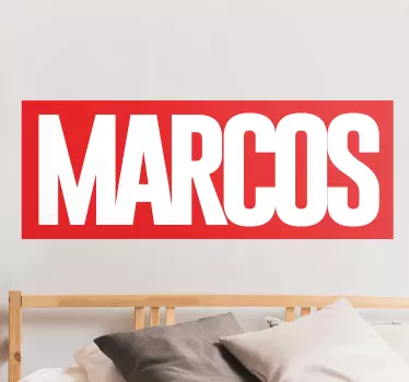 Comic wall sticker with name custom - TenStickers