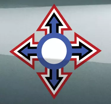 Cross Mod Vehicle Sticker - TenStickers