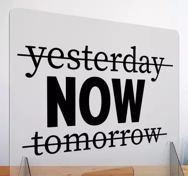 Do it now window decal - TenStickers