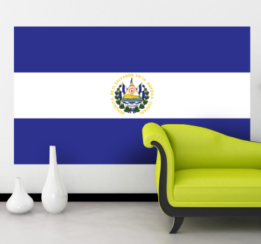 Flag sticker el salvador colors - TenStickers