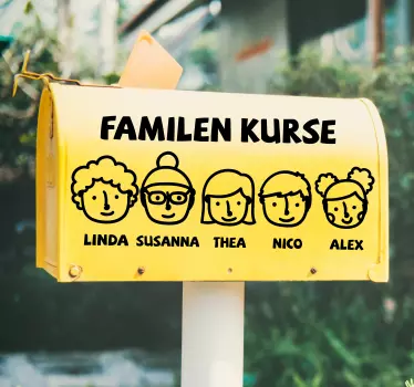 Family Fun Personalization quote wall sticker - TenStickers