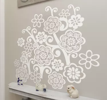 Floral Communion Decal - TenStickers
