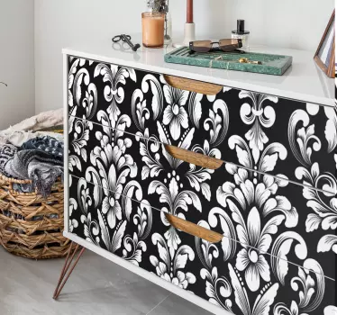 Floral luxury pattern decals for furniture - TenStickers