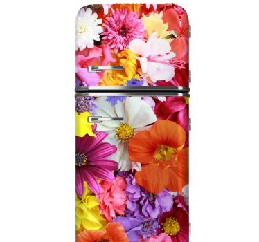 Flowers Fridge Sticker - TenStickers
