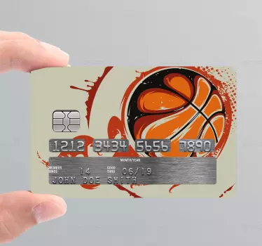 For credit card basket ball credit card sticker - TenStickers