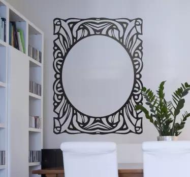 Frame Design Sticker - TenStickers