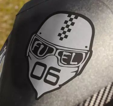 Fuel Helment Motorcycle stickers - TenStickers