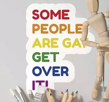 Gay Pride Home Wall Sticker - TenStickers