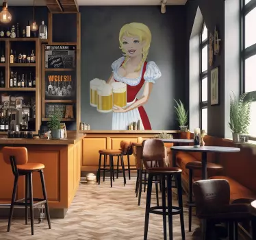 German Beer Sticker - TenStickers