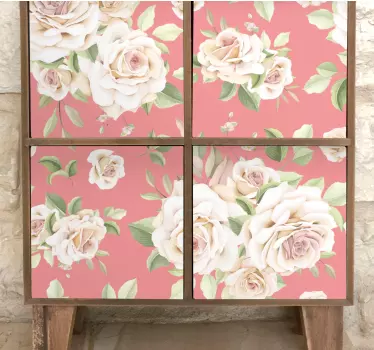 Graceful Botanical Arrangement flower wall sticker - TenStickers